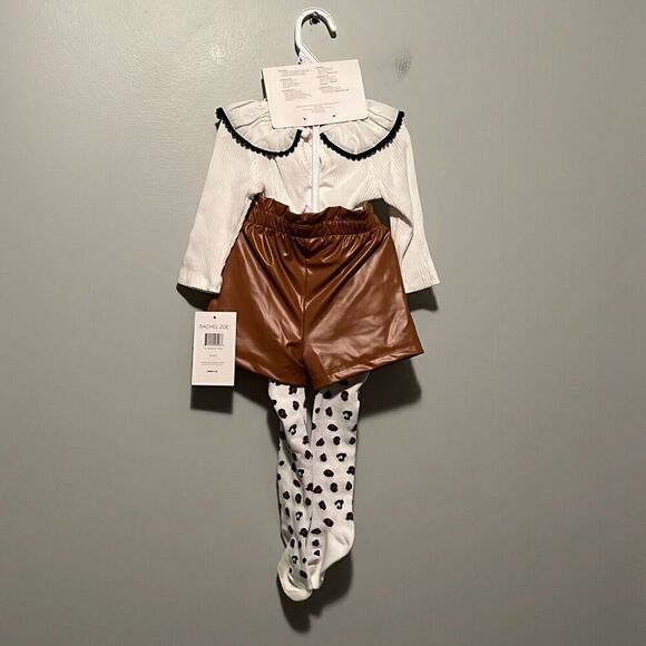 Rachel Zoe RZ Baby Bodysuit Short Tight Headband Set 4-Piece Size 3-6 Months NWT - Picture 7 of 9